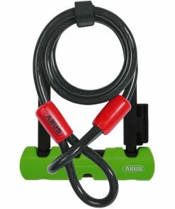 Abus Ultra Mini 410 Bügelschloss Mit Endschlaufenkabel