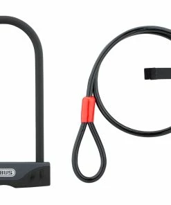 Abus Facilo 32 Bügelschloss Mit Cobra 10/120 Kabel Und USH Halter