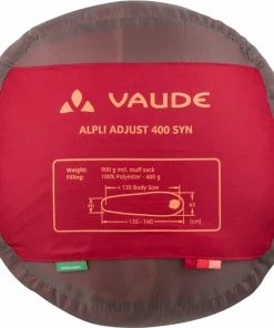 VAUDE Alpli Adjust 400 SYN Kinderschlafsack -Flaschen & Flaschenhalter Verkäufe 439696