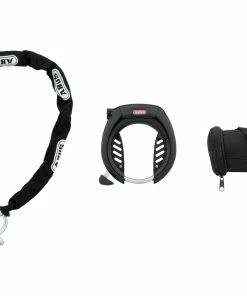 Abus Pro Shield XPlus 5955 NR Rahmenschloss+Einsteckkette+ST-Tasche - OEM