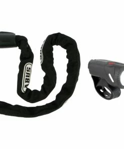 Abus Tresor 1385 Schloss + Sigma StVZO Beleuchtungsset Safe & Secure Bundle